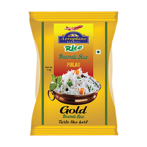 Aeroplane Gold Basmati Rice 1 Kg Pouch