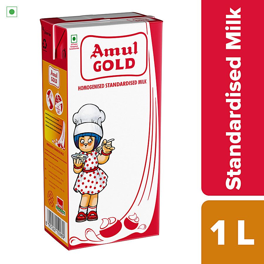 Amul Homogenised Standardised Milk 1 L Carton