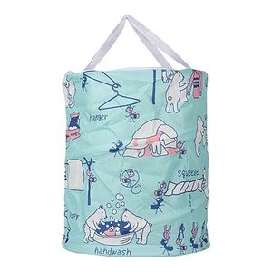 Dp Clothes Storage Laundry Bag Printed Blue Bb 563bl 40 L