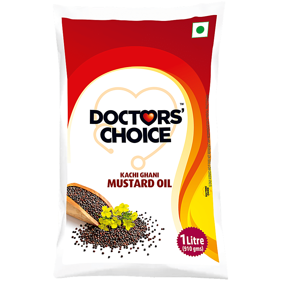Doctor S Choice Kachi Ghani Mustard Oil 1 L Pouch