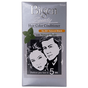 Bigen Hair Color Conditioner Natural Black No 881 40 40 Gm