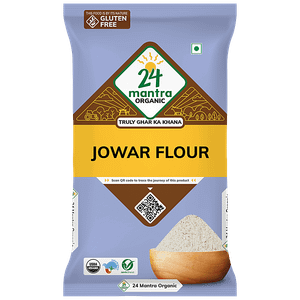 24 Mantra Organic Flour Jowar 500 G Pouch