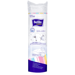 Bella Cotton Pads Round 120 Pcs