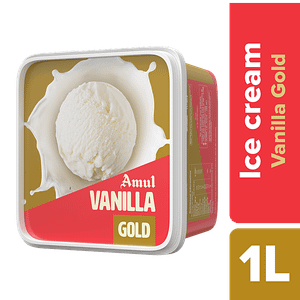 Amul Vanilla Gold Ice Cream 1 L Tub