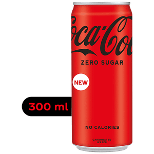 Coca Cola Coke Zero Soft Drink No Sugar 300 Ml Can