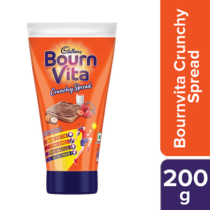 Cadbury Bourn Vita Crunchy Spread With Hazelnut Creamy Provides Strong Immunity Chocolate Flavour 200 G