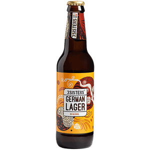 3 Sisters German Lager Flavour Non Alcoholic Beer 330 Ml