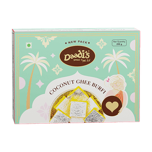 Daadis Coconut Ghee Burfi 200 G