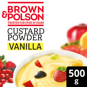 Brown Polson Custard Powder Vanilla Flavour 500 G