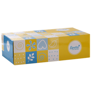 Beeta Face Tissue 2 Ply Silver Jubilee Box 147 G