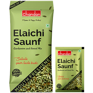 Chandan Elaichi Saunf Cardamom Fennel Mix 110 G Pouch
