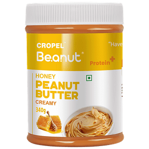 Beanut Honey Peanut Butter Creamy Rich In Protein Vegan No Preservatives 340 G