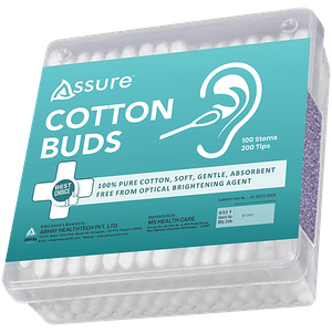 Assure Cotton Buds 100 Pcs