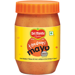 Del Monte Tandoori Mayo Used As Dip Rich Creamy Texture 285 G Bottle