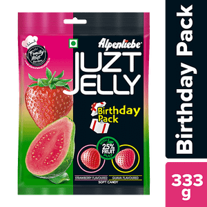 Alpenliebe Juzt Jelly Assorted Flavour Birthday 333 G 90 Pc