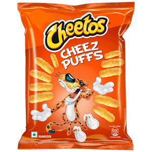 Cheetos Cheez Puffs Snacks Crunchy Made With Best Quality Ingredients 30 G Pouch