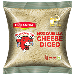 Britannia Cheddar Cheese Diced 1 Kg Pouch