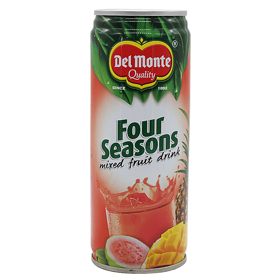 Del Monte Four Seasons Mixed Fruit Drink 100 240 Ml Tin