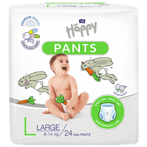 Bella Baby Happy Pants Large 24 Pcs Pouch