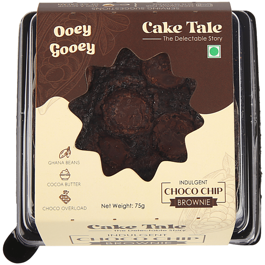 Caketale Choco Chip Brownie 75 G