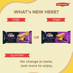Britannia Treat Treat Creme Wafers Choco 60 G