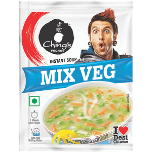 Chings Secret Mix Veg Instant Soup 15 G Pouch