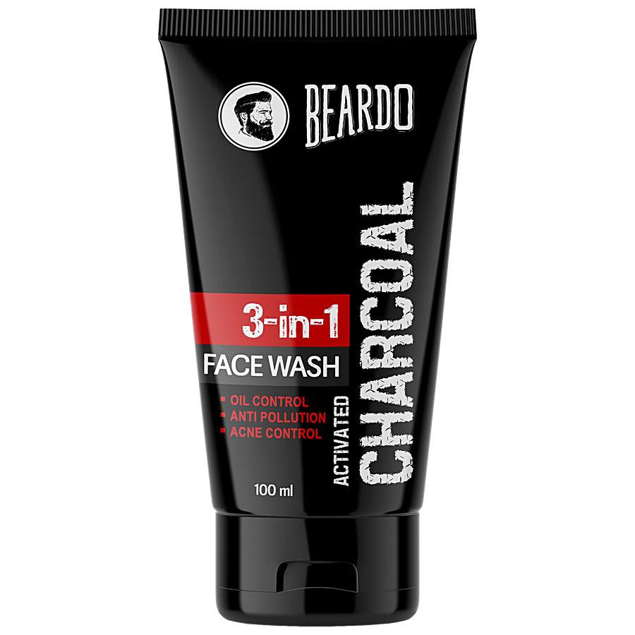 Beardo Activated Charcoal Facewash 100 Ml