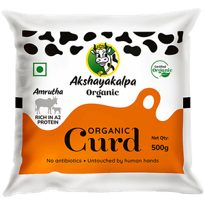 Akshayakalpa Amrutha A2 Organic Curd 500 G Pouch