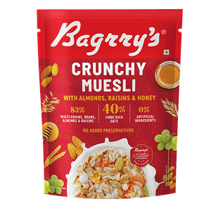 Bagrrys Muesli Almond Raisin Honey 500 G Carton