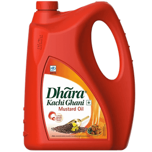 Dhara Oil Mustard Kachi Ghani 5 L Can