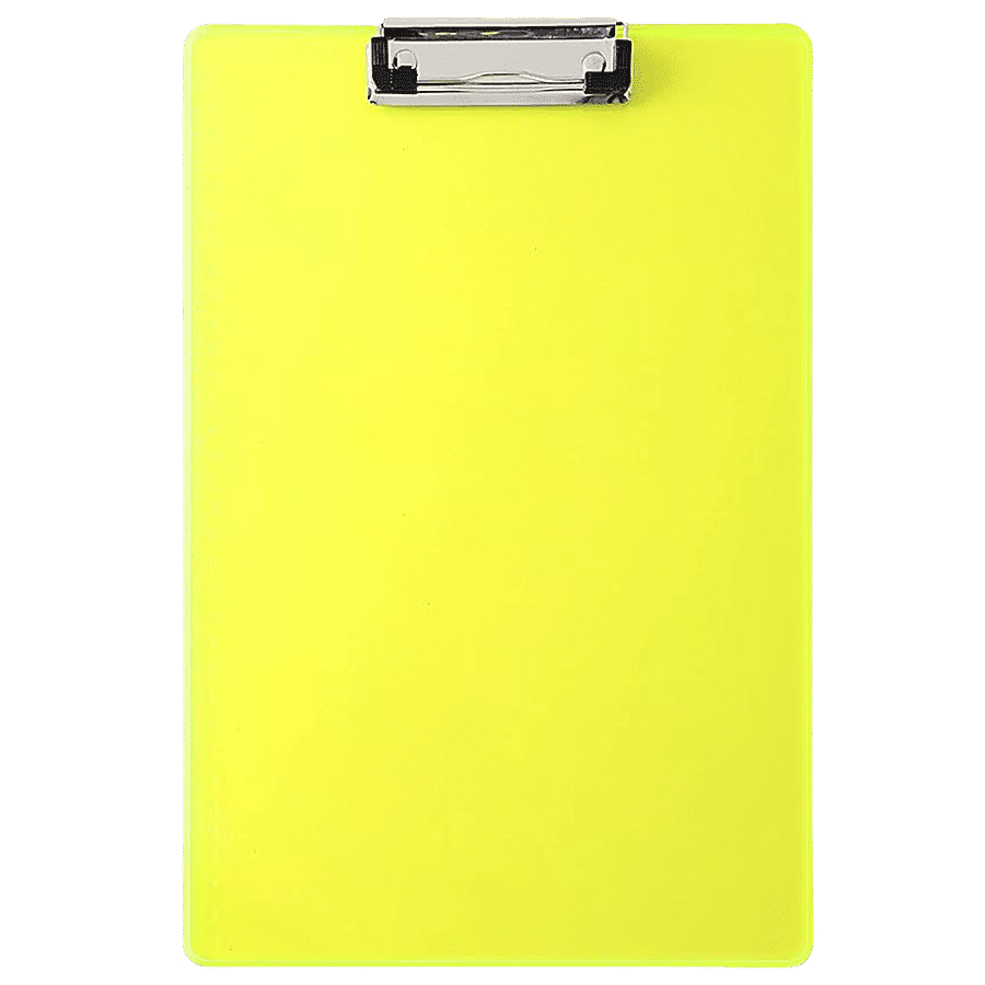 Cubic Premium Exam Clipboard Neon Green 24 X 35 Cm 1 Pc