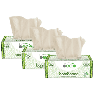 Beco Bambooee Facial Tissue Paper 100 Natural 2 Ply 200 Pulls
