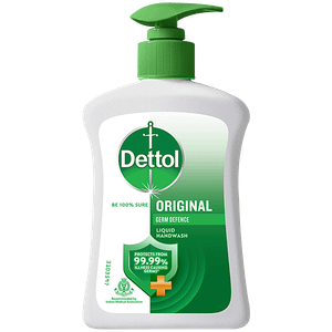 Dettol Liquid Handwash Original Everyday Protection Fights Germs 200 Ml Bottle Pump
