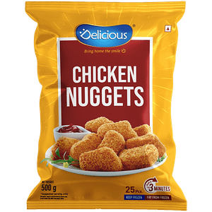 Delicious Nuggets Chicken Classic 500 G Pouch