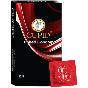 Cupid Dotted Condom 12 Pcs