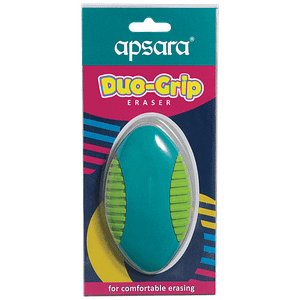 Apsara Duo Grip Eraser Non Toxic Firm Grip Non Dust 1 Pc