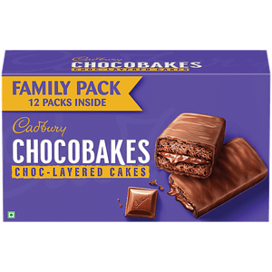 Cadbury Chocobakes Choclayered Chocolate Cake 228 G Carton