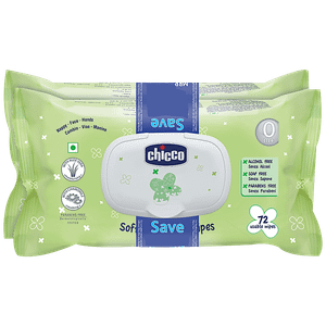 Chicco Soft Cleansing Wipes 72 Pcs