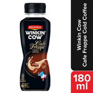 Britannia Winkin Cow Cold Coffe Cafe Frappe 180 Ml Pet Bottle