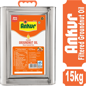 Ankur Ground Nut Oil 15 Kg Tin