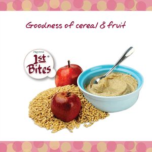 1st Bites Wheat Apple Powder Stage 2 8 24 Months 300 G Carton