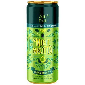 Axiom Alo Frut Mint Mojito Brewed Naturally No Artificial Flavours 250 Ml Tin
