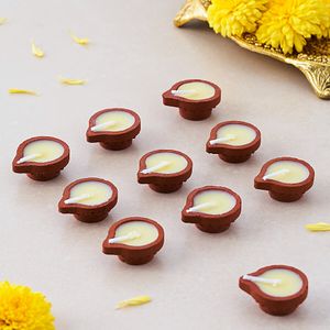 Daivya Sparsh Ghee Diya 10 Pcs