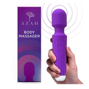Azah Personal Body Massager Pain Relieving Tool With 20 Vibration 8 Different Massage Patterns 1 Pc