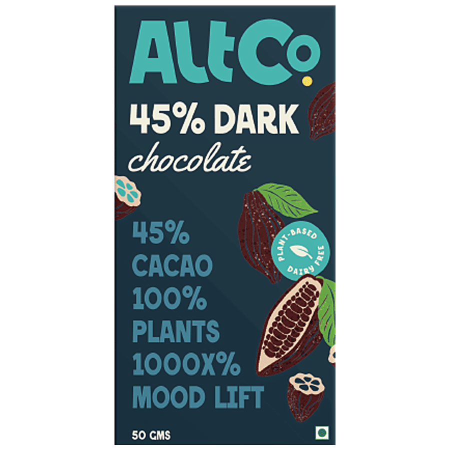 Alt Co 45 Dark Chocolate Rich In Taste 50 G
