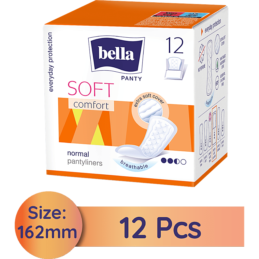Bella Panty Liners Soft Comfort Classic Individually Packed 12 Pcs Pouch