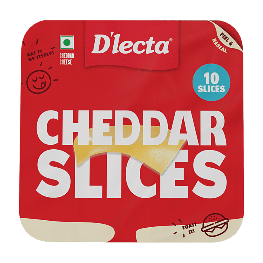 Dlecta Natural Cheddar Cheese Slices 200 G