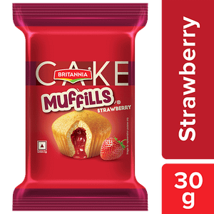 Britannia Strawberry Muffils 35 G Pouch