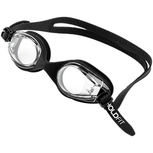 Boldfit Swimming Goggles With Adjustable Strap Black 1 Pc