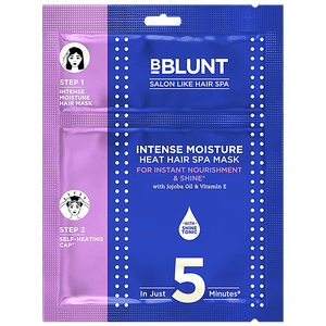 Bblunt Intense Moisture Heat Hair Spa Mask Jojoba Oil Vitamin E 70 G